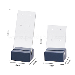 2 комплект из 2-х акриловых подставок для сережек с 4 отверстиями EDIS-FH0001-02