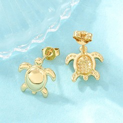 Aretes de latón&nbsp;KK-H297-01G