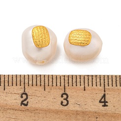 Ovale natürliche Süßwasserperlen&nbsp;PEAR-K009-05G