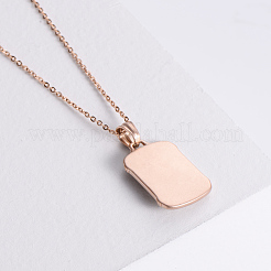 Винтажные готические геометрические ожерелья из нержавеющей стали с подвеской в виде лилии для женщин NZ2552