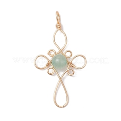 Подвески из натуральной лазурита/зеленого авантюрина/аметиста/тигрового глаза/сердолика PALLOY-JF03049