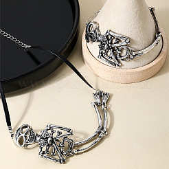 Наборы браслетов и ожерелий из сплава скелета FS-WG61533-01
