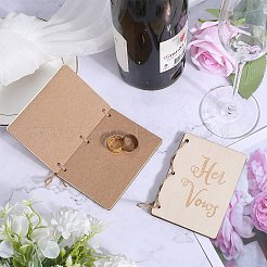 Kreative Grußkarten aus Holz&nbsp;DIY-WH0349-171D