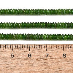 Fili di perline naturali diopside verde&nbsp;GG-NH0012-B02-4mm