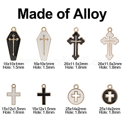 40шт 8 стиля подвески из сплава с эмалью&nbsp;ENAM-CJ0005-20