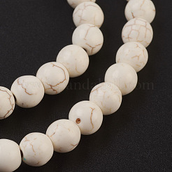 Синтетические бусины из магнезита&nbsp;TURQ-S192-8mm-1