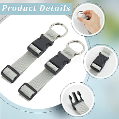 Регулируемые ремни для багажа из полипропилена&nbsp;AJEW-WH20017-07D