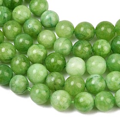 Naturali tinti giada bianca fili di perline&nbsp;GG-CBAEB22-B01-8mm-14