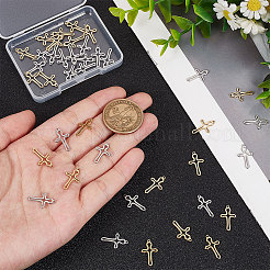 40 шт. подвески из нержавеющей стали 304 двух цветов FIND-UN0004-04