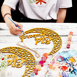 Украшения из дерева WOOD-GA0001-17