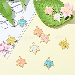 10 шт. 5 цвета осенняя тема подвески из цинкового сплава&nbsp;ENAM-YW0005-10