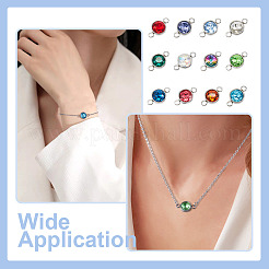 12 шт. 12-х цветные стеклянные соединения/соединители K9&nbsp;GLAA-TA0002-53