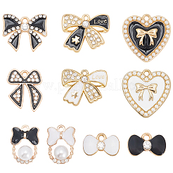 20шт 10 стиля подвески из сплава с эмалью&nbsp;ENAM-SC0006-09