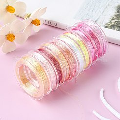 10 рулон двухслойных металлических полиэфирных ниток MCOR-YW0001-03C