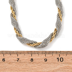 Ожерелья из цепочек из нержавеющей стали 304 толщиной 4 мм&nbsp;NJEW-Z095-01GP-02