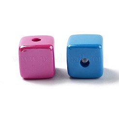 Непрозрачные акриловые бусины&nbsp;X-OACR-Z017-07B