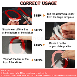 Водостойкие самоклеящиеся наклейки для рукоделия&nbsp;DIY-GF0002-59C-04