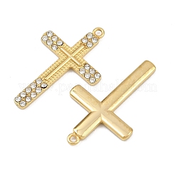 Подвески из нержавеющей стали 304 со стразами STAS-P419-11G-02