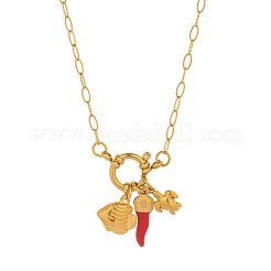 Ожерелья с подвесками из нержавеющей стали 304 в европейском стиле&nbsp;UV6745-1