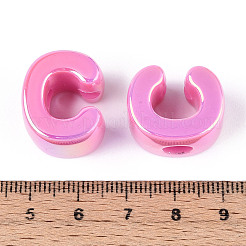 Непрозрачные акриловые бусины с УФ-покрытием PACR-ZX018-04C