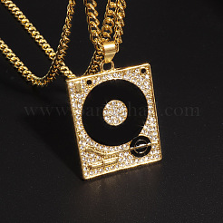 Colliers pendentifs tournants unisexes en alliage&nbsp;WG71EF5-01