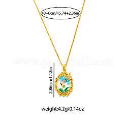 Colliers pour femmes en acier inoxydable 201&nbsp;FS-WGC8FD6-01