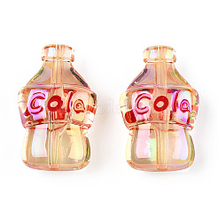 Уф-покрытие прозрачные акриловые бусины PACR-N015-09