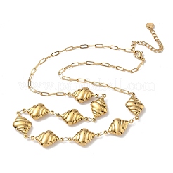 Женские ожерелья-цепочки Ocean 304 из нержавеющей стали&nbsp;NJEW-A060-01D-G