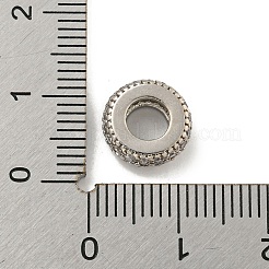 Cremagliera in ottone placcatura zirconi European Beads&nbsp;KK-L215-003P