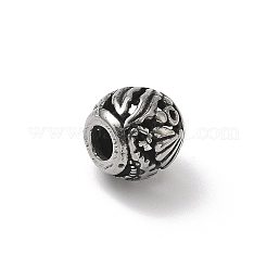 Европейские бусины из нержавеющей стали 304 STAS-H238-09E-AS