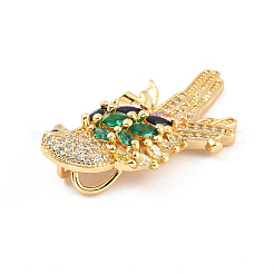 Стойки обшивки латунь микро проложить Циркон подвеску&nbsp;ZIRC-C035-01G-01