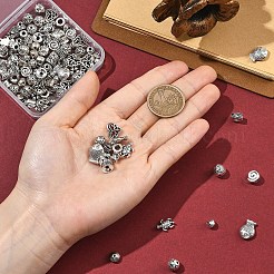 150pcs 15 Arten tibetanische Legierungsperlen&nbsp;FIND-YW0012-81