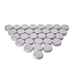 Barattoli rotondi in alluminio da 30 ml&nbsp;CON-WH0002-30ml