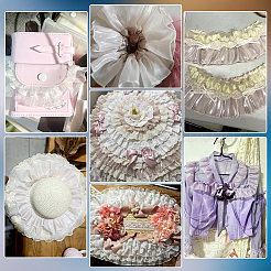 6 м полиэстеровой кружевной отделки&nbsp;OCOR-PH0007-05