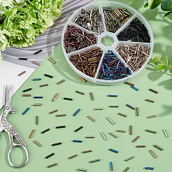 1260 шт. 7 вида стеклянных круглых бусин SEED-PH0001-56