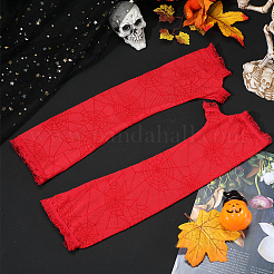 Длинные перчатки без пальцев из полиэстера и спандекса для женщин AJEW-WH20007-89B