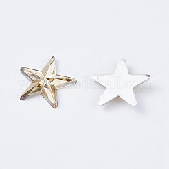 Акриловые горные хрусталь плоские задние кабошоны&nbsp;RSB385-16