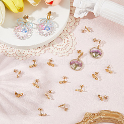 40 шт. фурнитура для сережек-гвоздиков из нержавеющей стали 304 с ионным покрытием (IP)&nbsp;STAS-SC0010-43