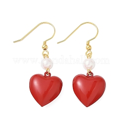 Серьги-подвески из нержавеющей стали 304 с гальваническим покрытием EJEW-Z129-23G