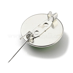 Круглые стеклянные броши FIND-Q096-01O