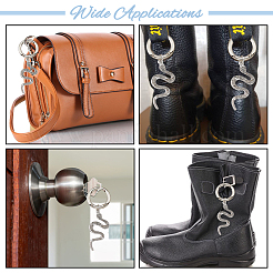 Тибетский стиль сплава змея подвески HJEW-AB00225