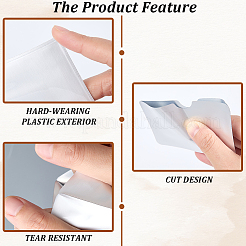 Держатель для удостоверения личности из алюминия и пластика&nbsp;AJEW-WH20018-54B-08