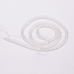 Natürlichem Quarz-Kristall-Perlen Stränge&nbsp;G-N0218-01-3mm