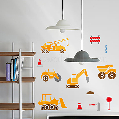 1 набор трафаретов для рисования и рисования инженерных транспортных средств DIY-MA0001-31