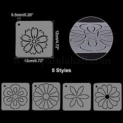 5 лист 5 шаблона матовый полипропиленовый пластик чертеж масштаб шаблон DIY-CA0001-79