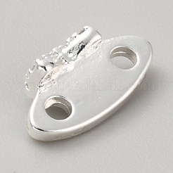 Breloques de connecteur en zircone cubique transparente pavée de laiton&nbsp;KK-WH0081-22B-S