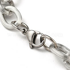 Браслеты-цепочки из нержавеющей стали 201&nbsp;STAS-Z056-10P