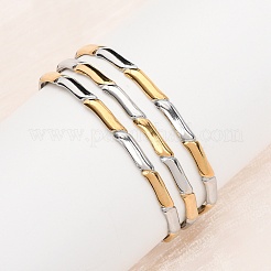 Многослойные браслеты-манжеты из нержавеющей стали 304 для женщин&nbsp;BJEW-G780-02GP