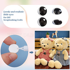 96 шт. 24 стеклянных кукольных глаз-кабошонов DIY-OC0011-83D