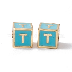 Стойки покрытие латунь эмаль бисер&nbsp;KK-B060-04G-06T